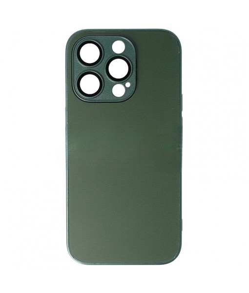 Husa iPhone 15 Pro, Frosted Glass, Verde